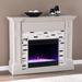 Darby Home Co Northdale Electric Fireplace Marble/Stone, Crystal in Black/Gray | 40 H x 48 W x 14.5 D in | Wayfair B0F91965CF904384B252D3D738CDB84E