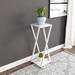 2-Tier Wood Metal Plant Stand Flower Pot Holder Rack Display Shelf