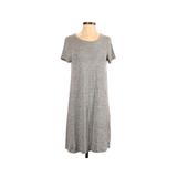 Gap Casual Dress - Shift: Gray Print Dresses - Women's Size Small