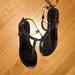 Coach Shoes | Coach Black Patent Leather Gladiator Sandals | Color: Black | Size: 7