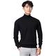 Cashmere Turtleneck Sweater Men's Fall/Winter Turtleneck Long Sleeve Pure Color Pullover Men's Black S