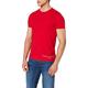 Tommy Hilfiger - Mens T Shirt - Casual Men's T-Shirts - Tommy Logo Tee T-Shirt - Tommy Hilfiger Mens T Shirts - Primary Red Shirt - Size Large