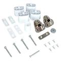 Hoover Washing Machine Integrated Door Fixing Kit Hinges Screws and Caps for Hoover Candy