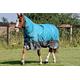 ASTILE JUMP EQUESTRIAN TURNOUT RUGS FOR HORSES 100G FILL COMBO NECK WATERPROOF TURNOUT RUG 600 D (6'0'', TEAL/GREY)