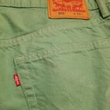 Levi's Shorts | 501 Levi Denim Teal Jean Shorts | Color: Green | Size: 34