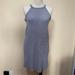 Madewell Dresses | Madewell Blue And White Striped Tank District Dress Size S | Color: Blue/White | Size: S