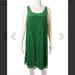 Anthropologie Dresses | Anthropologie Leifsdottir Green Lace Dress W4 | Color: Green | Size: 4