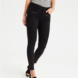 American Eagle Outfitters Pants & Jumpsuits | American Eagle Outfitters Black Moto Leggings | Color: Black | Size: 6
