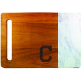 Cleveland Indians Cutting & Serving Board with Faux Marble