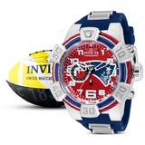 Invicta NFL New England Patriots Men's Watch - 52mm White Blue (35781)