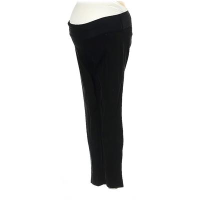 Gap Leggings Straight Leg Boyfriend: Black Print Bottoms - Women's Size 0 Maternity