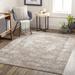 Lumazal 7'10" x 10' Traditional Updated Traditional Farmhouse Bone/Driftwood/Nutmeg/Smoke/Gray/Ivory/Light Gray/Tan/Medium Gray Area Rug - Hauteloom