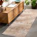 Eltingville 8'10" x 13' Modern Contemporary Bohemian Abstract Burnt Orange/Cream/Dark Blue/Dark Brown/Gray/Light Blue/Light Gray/Medium Brown/Mustard/Olive/Rust/Brick Red/Rust/Navy Area Rug - Hauteloom