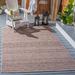 SAFAVIEH Courtyard Zorana Indoor/ Outdoor Waterproof Patio Backyard Rug