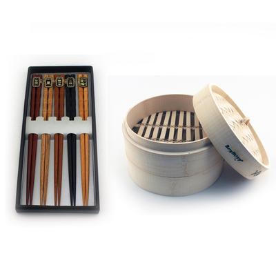 BergHOFF Bamboo 13Pc Steamer Set with Chopsticks