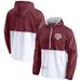 Men's Fanatics Branded Maroon/White Texas A&M Aggies Thrill Seeker Half-Zip Hoodie Anorak Jacket