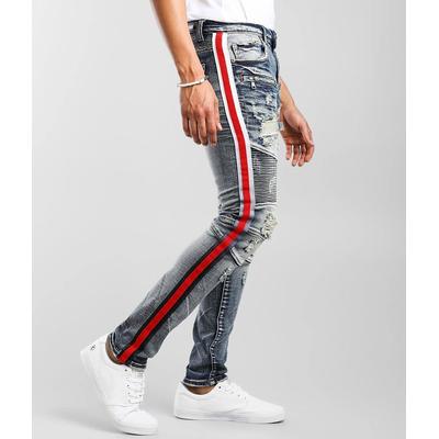 Must Have Preme Indigo Moto Skinny Stretch Jean Blue 32 30 Men S From Preme Accuweather Shop