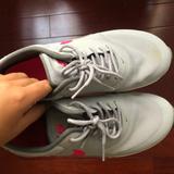 Nike Shoes | Grey Nike Shoes With Hot Pink Details. | Color: Gray/Pink | Size: 7