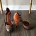 Anthropologie Shoes | Anthropologie Schutz Diamantina Platform Leather Snakeskin Heels | Color: Brown/Purple | Size: 10