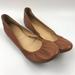 J. Crew Shoes | J Crew Leather Ballet Flats Italian Made Anya 8 | Color: Brown | Size: 8