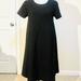 Lularoe Dresses | 3/$15!Lularoe Ss High Low Dress Sz Xs | Color: Black/White | Size: Xs