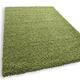 SASONS® Quality Shaggy Rugs Thick Pile Soft Plain Modern Warm Living Room Small X-Large Non-Shedding Area Rugs Home Decor Floor Bedroom Carpet (Lime Green, 120cm X 170cm - 4Ft X 5.6Ft)