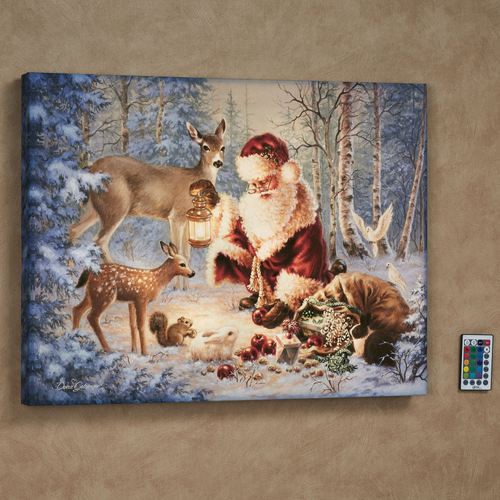 Abundance of Joy LED Lighted Print Multi Warm , Multi Warm