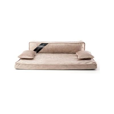 Precious Tails Precious Tails Modern Sofa Cat & Dog Bed with Removable Cover, Taupe, Large