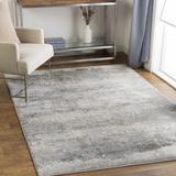 Bowdoinham 6'7" Round Modern Light Gray/White/Olive/Teal/Charcoal/Dusty Sage/Light Sage/Pale Blue/Taupe/Medium Gray Area Rug - Hauteloom