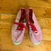 Kate Spade Shoes | Kate Spade Red & White Striped Espadrilles, Sz 37 | Color: Red/White | Size: 7