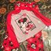 Disney Pajamas | Fleece Pj Set, Girls 6, Disney Minnie, Excellent! | Color: Gray/Red | Size: 6g