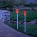 Alpine Low Voltage Solar Powered Integrated LED Pathway Light Pack Plastic in White | 43 H x 2 W x 2 D in | Wayfair SLC104SLR-RD-2