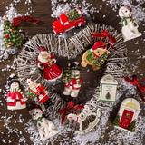 Spode Christmas Tree Snowman Bell Ornament Ceramic/Porcelain in White | 4 H x 3 W x 3 D in | Wayfair 1761469
