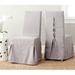 Trio Supply House Adrianna Slipcover Chair Set Of 2 in Gray | 40 H x 19 W x 24 D in | Wayfair TS-SF-MCR4521B-SET2