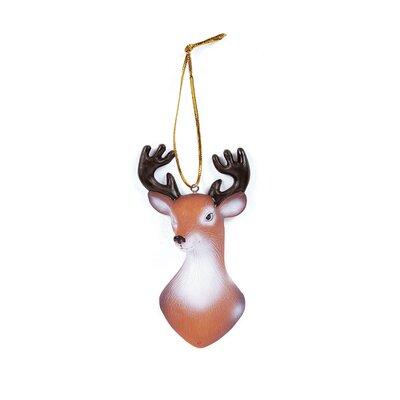 The Holiday Aisle® Deer Antler Christmas Hanging Figurine Ornament | 4.5 H x 5.6 W x 8.9 D in | Wayfair 50F6ED7B13C44755857246B2A43173C6