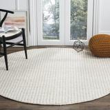 Gray/White 48 x 0.39 in Indoor Area Rug - Gracie Oaks Newry Chevron Handmade Flatweave Ivory/Silver Area Rug | 48 W x 0.39 D in | Wayfair