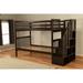 Somette Kelcie Bunk Bed with Stairs