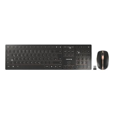 Cherry Tastatur-Maus-Set »DW 9100 SLIM« schwarz schwarz