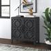 Greyleigh™ Agosto 2 - Door Accent Cabinet Wood in Gray | 34 H x 33.5 W x 17 D in | Wayfair 406CD510CFCA499395B88D499FC99620