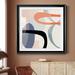Wrought Studio™ Floating on Silk III - Picture Frame Graphic Art Paper in Black/Blue/Gray | 30.5 H x 30.5 W x 1.5 D in | Wayfair