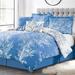 Red Barrel Studio® Microfiber Reversible 6 Piece Comforter Set Microfiber in Blue | Full/Double Comforter | Wayfair