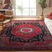 Black;red Rectangle 8' x 10' Area Rug - Mistana™ Chavis Oriental Red/Black Area Rug 96.0 x 0.59 in black/blue/brown/gray/green/indigo/pink/red/yellow, | Wayfair