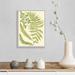 Red Barrel Studio® Ferns w/ Platemark III Canvas Wall Art Canvas in Green | 16 H x 12 W x 2 D in | Wayfair C4BB01B1FF7C4CAF8C279D028327C707