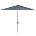 Arlmont & Co. Montclair 11-Ft. Market Outdoor Umbrella In Tan, 209D03C011894D64804C14B3F9144505 in Blue/Navy | 101.6 H x 132 W x 132 D in | Wayfair