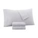 Serta Supersoft Washed Cooling Sheet Set, Includes Bedding Sheets & Pillowcases Microfiber/Polyester in Gray | Full/Double | Wayfair 15414900536