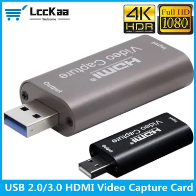 Carte d'acquisition USB 3.0 2.0 pour jeux vidéo en direct HDMI 4K lecteur DVD caméra