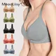 MeooveAndrSeamless-Soutiens-gorge push-up rembourrés pour femmes sous-vêtements doux soutien-gorge