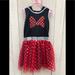 Disney Dresses | Hooded Minnie One Piece Dress | Color: Black/Red | Size: 12g