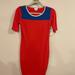 Lularoe Dresses | Lularoe Julia Midi Dress Size Xs | Color: Blue/Red | Size: Xs