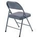 National Public Seating Fabric Padded Stackable Folding Chair Set of 8 Fabric in Blue | 29.25 H x 18.5 W x 19.5 D in | Wayfair 974/8